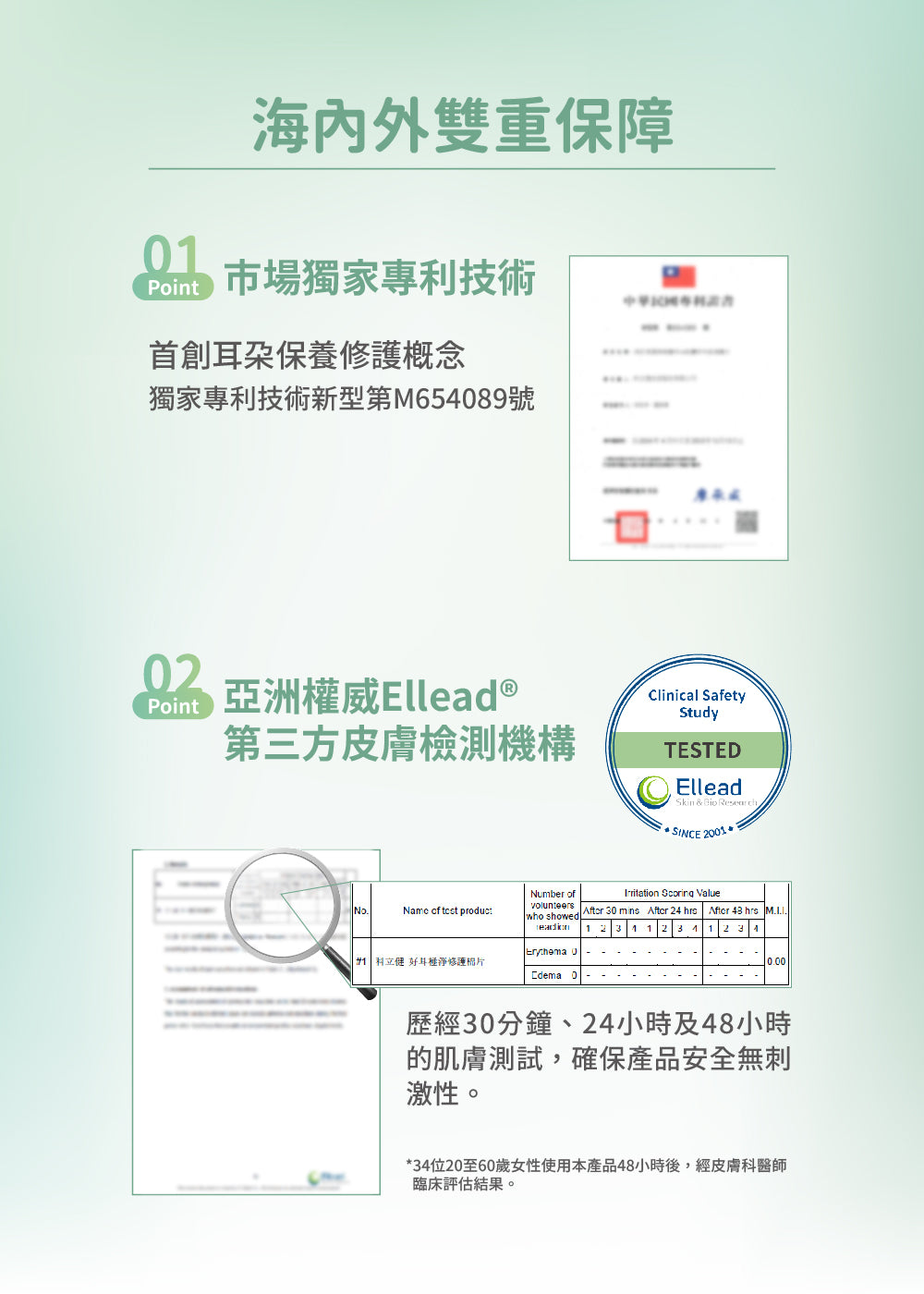 【Clininco Care】Haoerjijing Repair Cotton Pads (60 tablets/bottle)