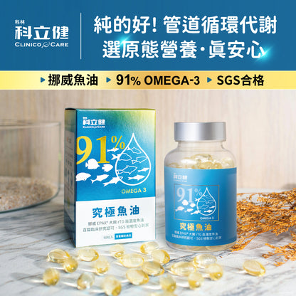 【Clininco Care】Ultimate Fish Oil (60 capsules/box)